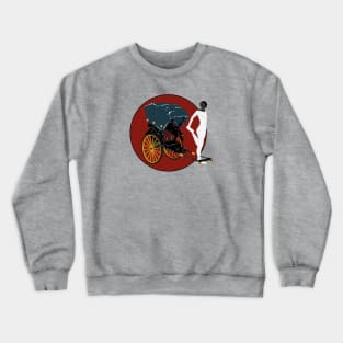 Tesla Robot Rickshaw Crewneck Sweatshirt